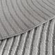 【FUWALY】波浪紋圓地毯-米雷-直徑200CM (地毯 灰 線條 立體浮雕設計 生活美學) product thumbnail 7