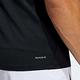 Adidas Aero 3S Tee PB [GQ2159] 男 短袖 上衣 T恤 運動 吸濕 排汗 亞洲尺寸 黑 product thumbnail 5