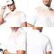 【Lynx Golf】男款吸濕排汗抗UV機能素面漸層品牌字樣印花短袖立領POLO衫/高爾夫球衫-白色 product thumbnail 6