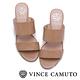 Vince Camuto 素色寬版百搭粗中跟涼鞋-棕色 product thumbnail 3