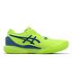 Asics 網球鞋 GEL-Resolution 9 女鞋 綠 藍 法網配色 緩衝 亞瑟士 1042A208300 product thumbnail 3