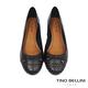 Tino Bellini 巴西進口小圓釘內增高平底鞋 _黑 product thumbnail 4