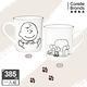 【美國康寧】CORELLE SNOOPY 復刻黑白馬克杯385ML product thumbnail 3