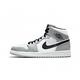 Nike Air Jordan 1 Mid Light Smoke Grey 煙灰 黑勾 中高筒 休閒鞋 男鞋 554724-092 product thumbnail 2