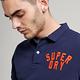 SUPERDRY 男裝 短袖 POLO衫 Applique Classic 藏青 product thumbnail 3