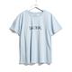 SOMETHING 基本LOGO短袖T恤-女-淺藍色 product thumbnail 2