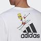 adidas T恤 Graphic Tee 辛普森家庭 男款 愛迪達 The Simpsons 打雪仗 白 黑 GS6220 product thumbnail 5