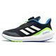 adidas 童鞋 EQ21 Run BOA K 黑白 藍 運動鞋 旋鈕鞋帶 緩震 中童 4-7歲 GZ5910 product thumbnail 2