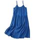初色 日系時尚寬鬆無袖清涼感吊帶裙連身裙長裙洋裝-藍色-68944(M-2XL可選) product thumbnail 2