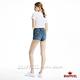 BRAPPERS 女款 Boy Friend Jeans系列-不收邊熱褲-藍 product thumbnail 6