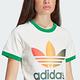 ADIDAS GRADIENT CALI T 三葉草 女短袖上衣-白綠-IS0310 product thumbnail 6