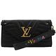 LV M63298 New Wave金屬LOGO小牛皮手掛扣式長夾(黑) product thumbnail 2