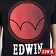 EDWIN 東京系列圓型漸層LOGO短袖T恤-男-黑色 product thumbnail 7