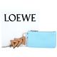 LOEWE W/ Charm 小牛皮方形零錢包(水藍色) product thumbnail 5