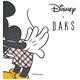 DAKS X DISNEY 品牌格紋米奇圖騰字母 LOGO 超輕量後揹包(經典格紋/駝色系) product thumbnail 10