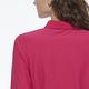 【Lynx Golf】女款遠紅外線保暖刷毛POKER圖樣繡花長袖POLO衫-桃紅色 product thumbnail 9