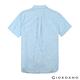 GIORDANO 男裝夏日棉麻短袖襯衫-10 土耳其藍 product thumbnail 6