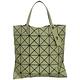 三宅一生BAOBAO ISSEY MIYAKE LUCENT 6x6 墨綠色泰絲霧面托特包 product thumbnail 4