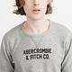 A&F 經典貼標文字特殊兩面穿設計長袖T恤-灰色 AF Abercrombie product thumbnail 4
