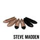 STEVE MADDEN-CAPTION 拼接菱格紋皮質平底女鞋-黑色 product thumbnail 9