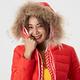 【ATUNAS 歐都納】女款防風羽絨保暖連帽外套A1-G1504W紅/假2件式造型羽絨外套 product thumbnail 5