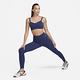 NIKE AS W NK DF ALATE TRACE BRA 女運動內衣-藍色-DO6609410 product thumbnail 8