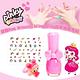 【韓國Pink Princess】bling bling指甲油套裝組(兒童無毒指甲油/指甲貼/戒指) product thumbnail 7