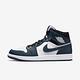 Nike 休閒鞋 Air Jordan 1代  Mid 男鞋 Armory Navy 經典喬丹 黑曜石 AJ1 海軍藍 白 554724411 product thumbnail 2