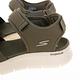 SKECHERS 男鞋 健走系列涼鞋 拖鞋 GO WALK FLEX SANDAL - 229205OLV product thumbnail 7