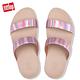 【FitFlop】LOTTIE IRIDESCENT SCALE SLIDES 珍珠光系列雙帶涼鞋-女(柔和粉) product thumbnail 4