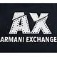 AX ARMANI EXCHANGE 貼鑽字母LOGO薄棉質短袖女T恤(深夜藍/M號) product thumbnail 3