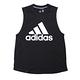 ADIDAS 女 W MH BOS TANK 無袖圓領T(短) product thumbnail 2