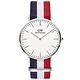 Daniel Wellington DW 手錶 Classic Cambridge 40mm藍白紅織紋錶絕版DW00100017 product thumbnail 2