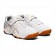 Asics Juniole 6 IN [1104A044-122] 大童 足球鞋 運動 室內 訓練 平底 魔鬼氈 白 金 product thumbnail 2