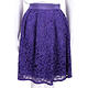 ALBERTA FERRETTI 紫色蕾絲及膝裙 product thumbnail 2