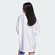 Adidas Satin Shirt IS4591 女 長袖 襯衫 休閒 復古 光澤 俐落 寬鬆 流行 白 product thumbnail 4