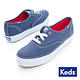 Keds 品牌經典厚底帆布鞋-海軍藍 product thumbnail 5