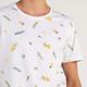 【JOHN HENRY】美國棉熱帶手繪印花短袖T恤-白 product thumbnail 8