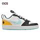 Nike 休閒鞋 Court Borough Low 2 SE GS 大童鞋 女鞋 白 黑 黃 藍 DX5767-111 product thumbnail 6