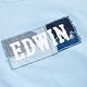 EDWIN 再生系列 CORE拼布 BOX LOGO短袖T恤-女-淺藍色 product thumbnail 6