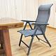 G+居家 2椅1桌 多段式折疊休閒躺椅+戶外休閒桌60公分-仿藤紋 咖啡色 product thumbnail 6