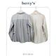 betty’s貝蒂思 貓咪曬魚干刺繡條紋襯衫(共二色) product thumbnail 9