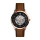 FOSSIL Neutra Automatic 鏤空錶盤自動機械手錶 咖啡色真皮錶帶 44mm ME3195 product thumbnail 2