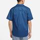 Nike 襯衫 SB Tanglin 男款 藍 寬鬆 短袖 開衩 休閒正式 純棉 FQ0400-457 product thumbnail 5