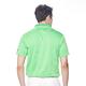 【Lynx Golf】男款合身版Lynx字樣精美緹花拉鍊款短袖POLO衫/高爾夫球衫-綠色 product thumbnail 4