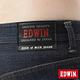 EDWIN 窄直筒 EG雙層斜袋牛仔褲-男-中古藍 product thumbnail 9