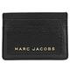 MARC JACOBS 金屬LOGO荔枝皮革簡易卡片夾(黑) product thumbnail 2