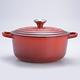 法國Le Creuset 琺瑯鑄鐵典藏圓鍋 22cm 3.3L 櫻桃紅 法國製 product thumbnail 3