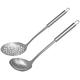 霧砂食品級430不鏽鋼湯勺大漏勺鍋勺超值組(M4302) product thumbnail 2