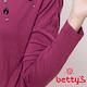 betty’s貝蒂思　寶石裝飾圓領針織衫(酒紅色) product thumbnail 6